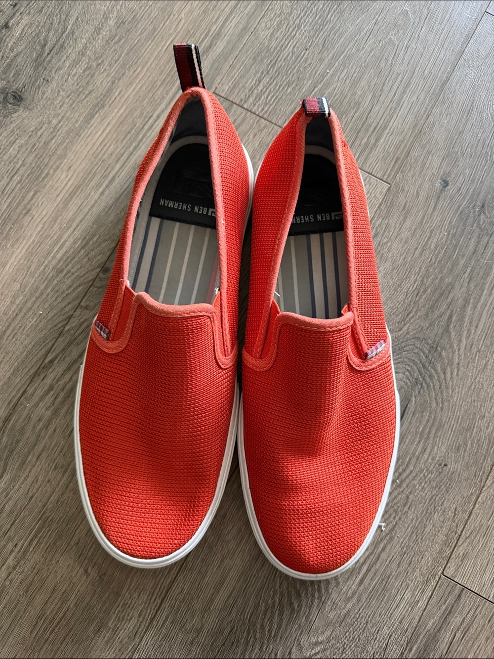 Ben Sherman Kids Coral Canvas Slip-On Sneakers
